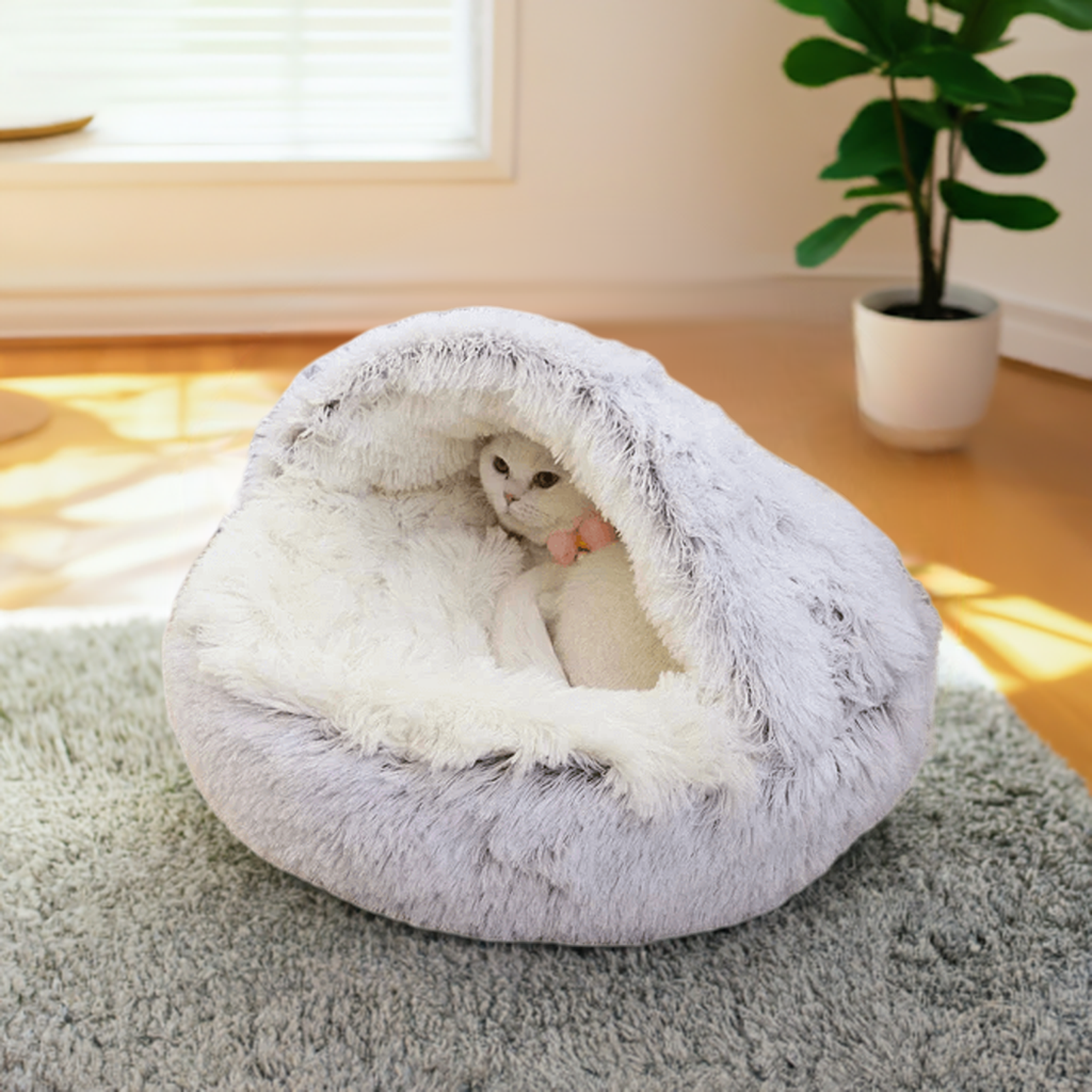 Furry-Hug Nest - Pet Bed