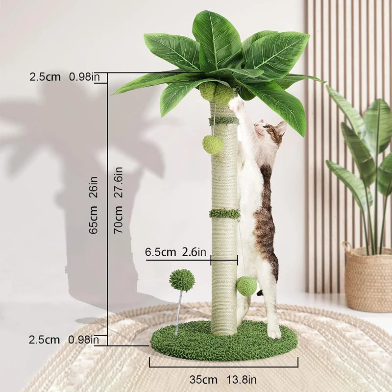 Interactive Cat Scratch Post