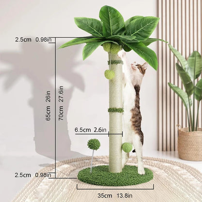 Interactive Cat Scratch Post