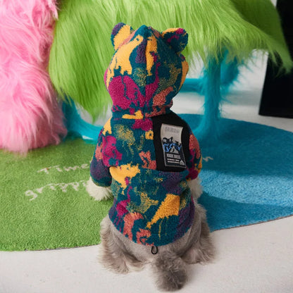 Thickened Camo Dog Clothes