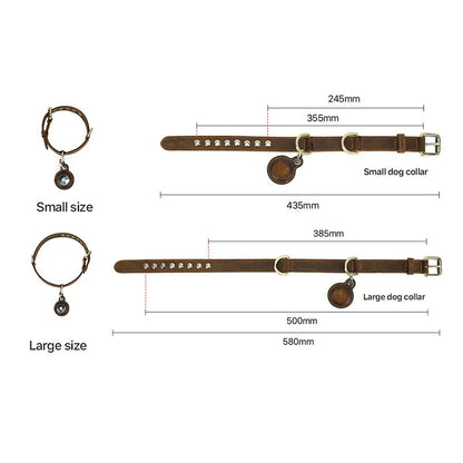 Genuine Leather Pet Collar