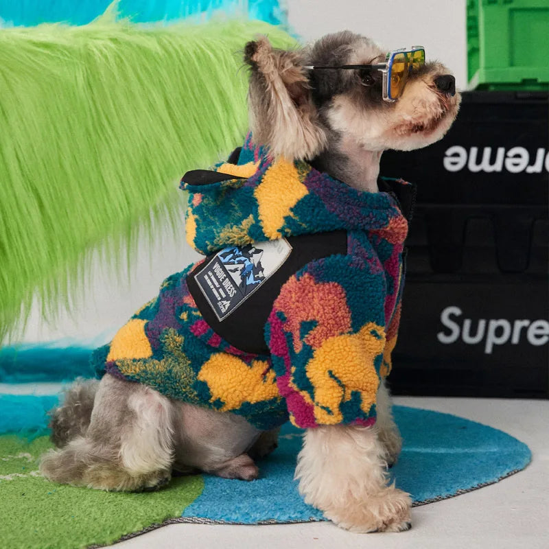 Thickened Camo Dog Clothes