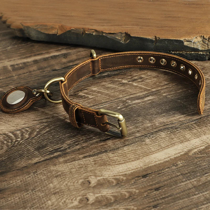 Genuine Leather Pet Collar