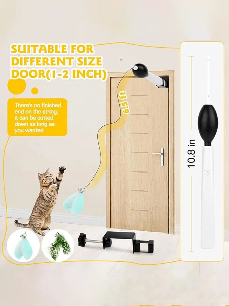 Retractable Feather Cat Teaser