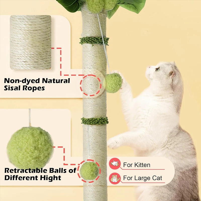 Interactive Cat Scratch Post