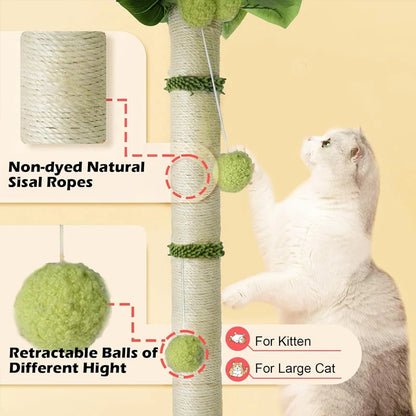 Interactive Cat Scratch Post